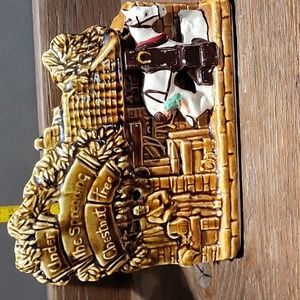 Vintage Mccoy Under The Spreading Chestnut Tree Planter